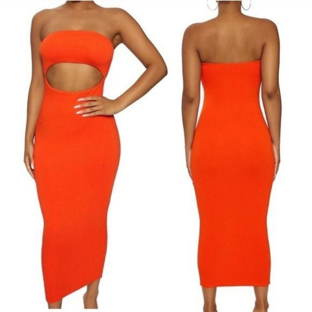 Naked Wardrobe Hole'd It Down Dress